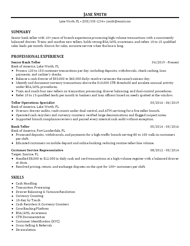 Classic I resume template