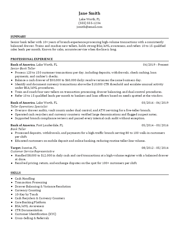 Classic II resume template