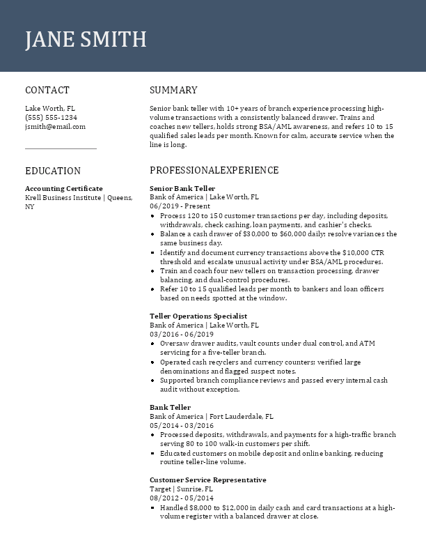 Modern I resume template