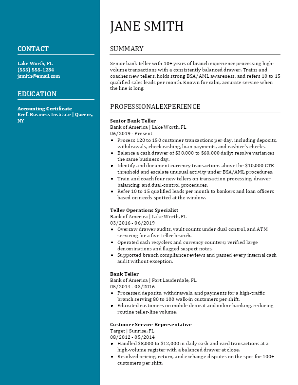 Modern II resume template